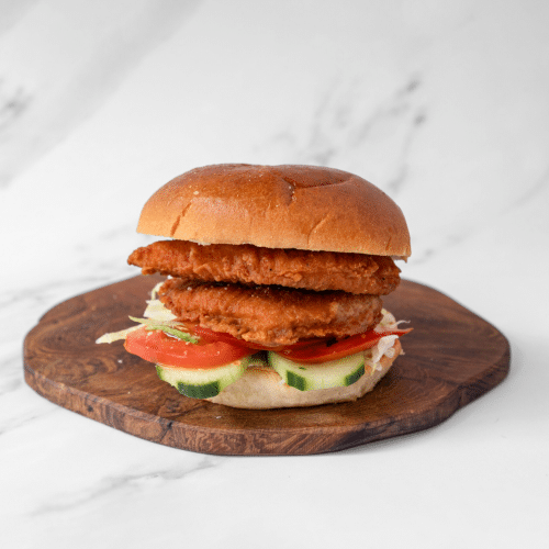 Dubbel hot en spicy kipburgers