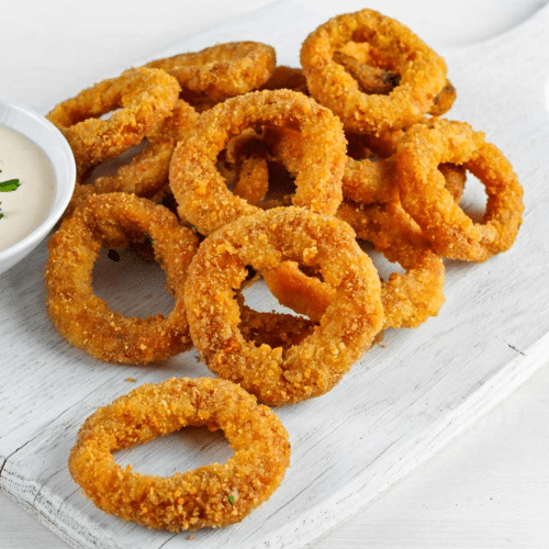 Gefrituurde uienringen 5 stuks