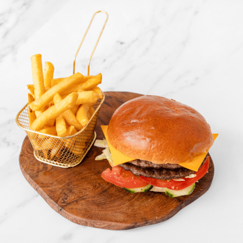 Quackburger speciaal menu