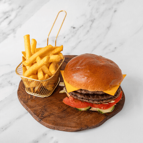 Triple quackburger menu