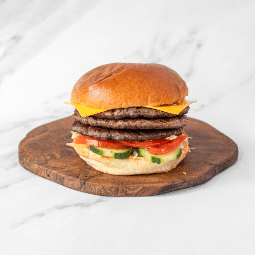 Triple quackburger pikant