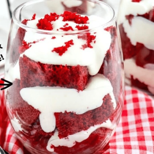 Red velvet jar (homemade)