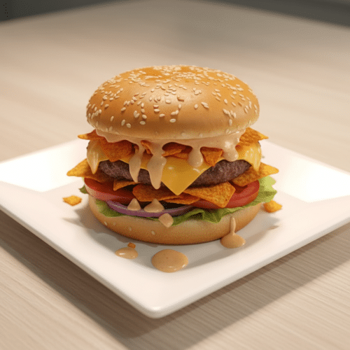 Chips big burger