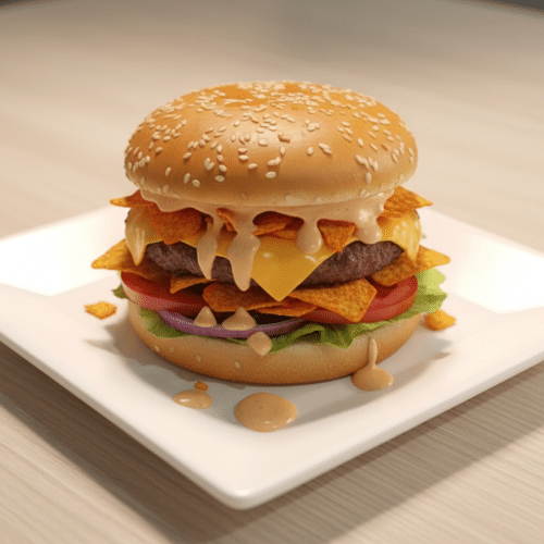 Chips classic burger