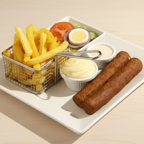 Frikandellen menu (2 frikandellen)