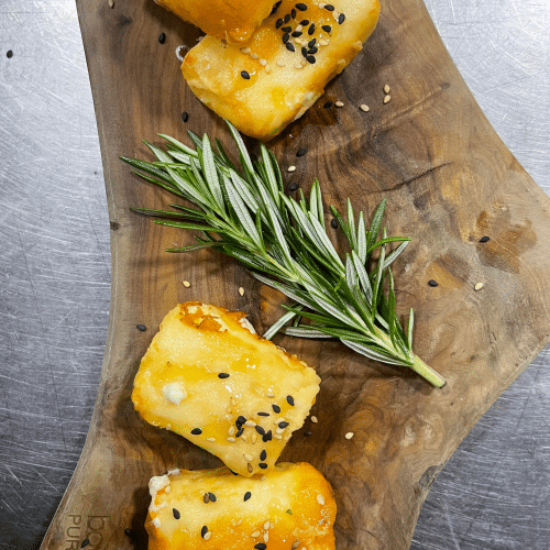 Feta saganaki