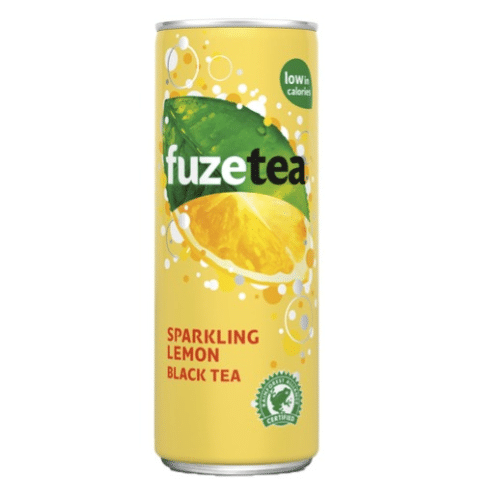 Fuze Tea Sparkling Lemon Black Tea