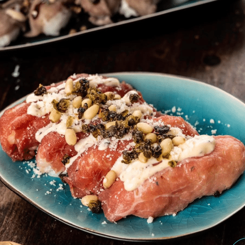 Carpaccio classico nigiri