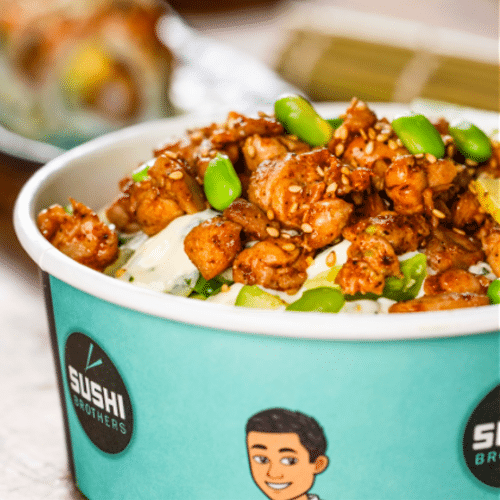 Twins chicken pokebowl