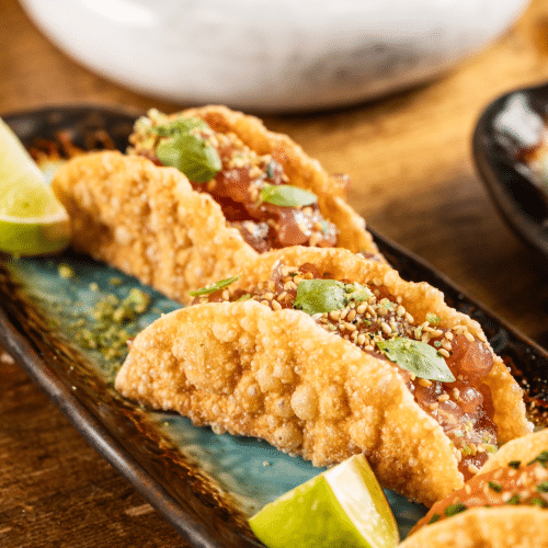 New spicy tuna tacos