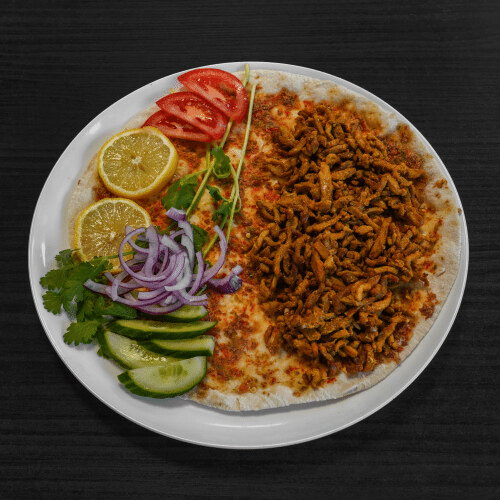 Turkse pizza met shoarma