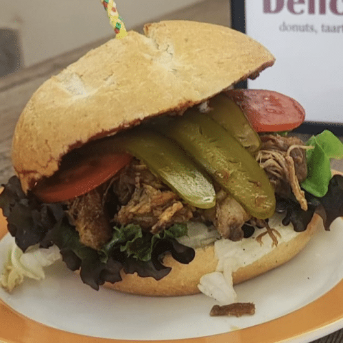 Broodje pulled pork BBQ