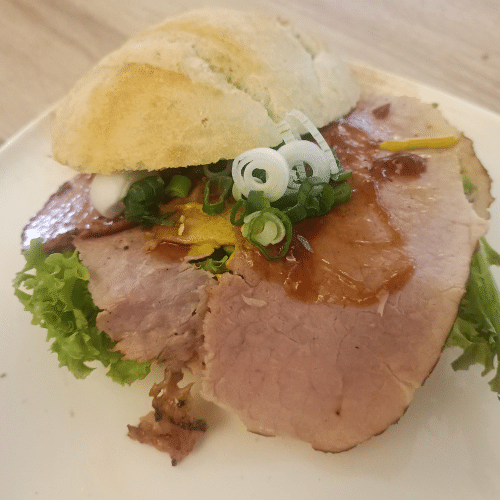 Broodje warme boerenham