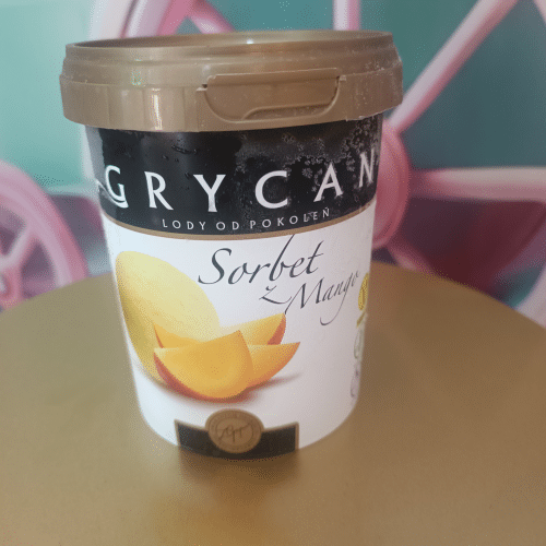 Mango sorbet ijs 500ml