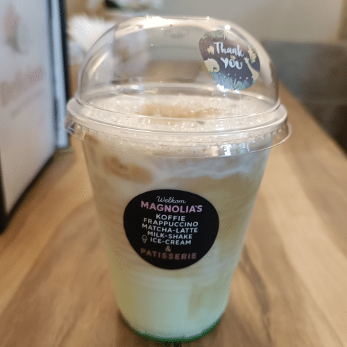 Pistache ice latte
