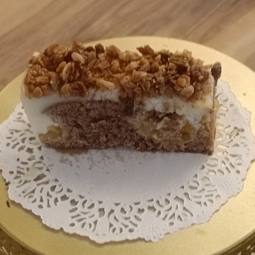 Wortel Cake met pudding