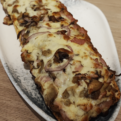 Zapiekanka champignons