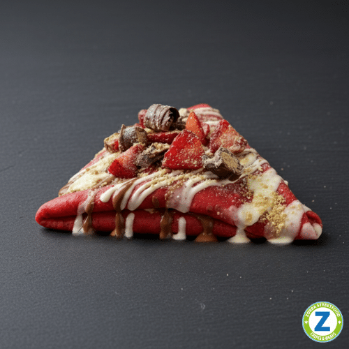 Red velvet Kinder bueno crêpe