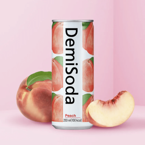 Demisoda peach flavor
