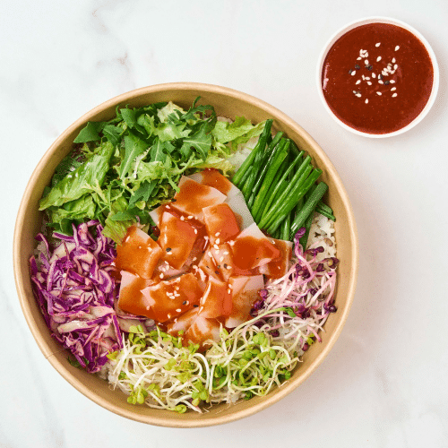 Seafood bibimbap small