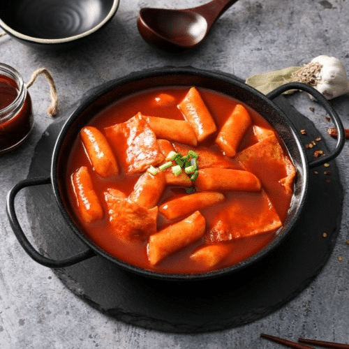 Vegan tteokbokki