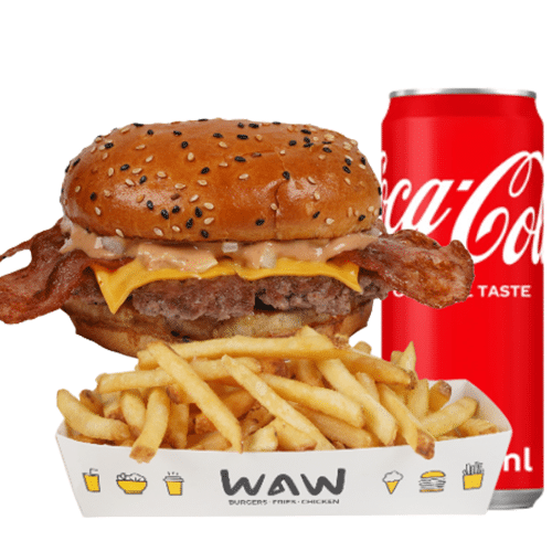 Bacon burger menu