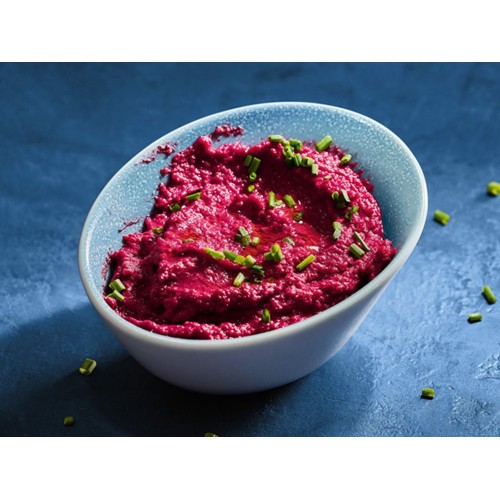 Pink hummus