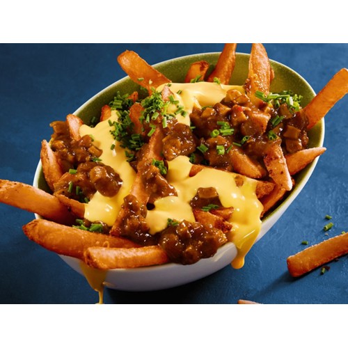 SMOKEY CHEDDAR SWEET POTATO FRIES