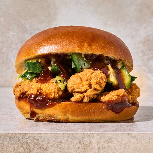 Cucumber 'n sesame bun