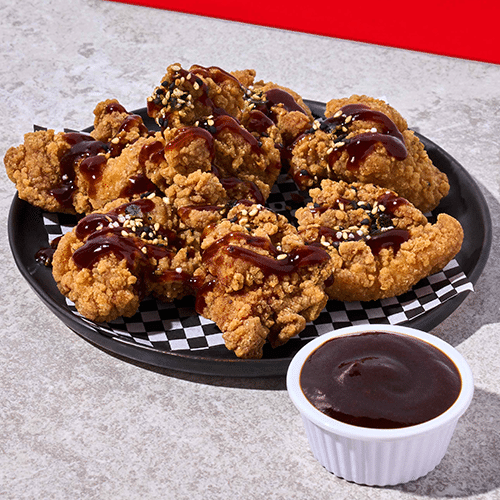Blazin barbecue karaage