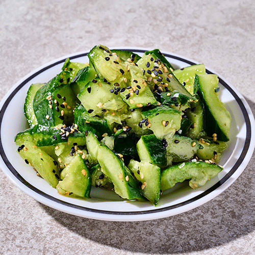 Smashed cucumber salad