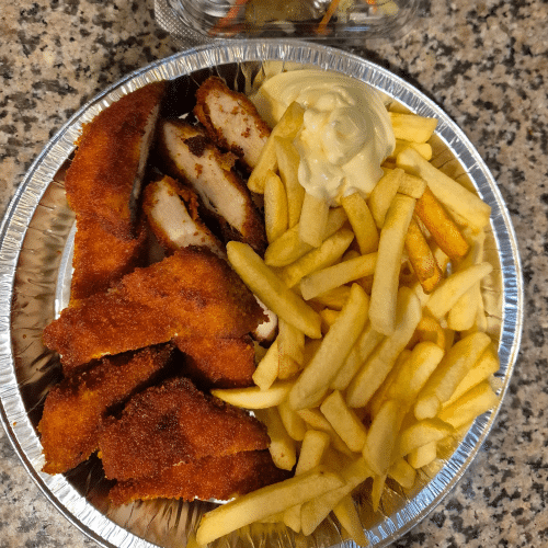 Kipschnitzel schotel