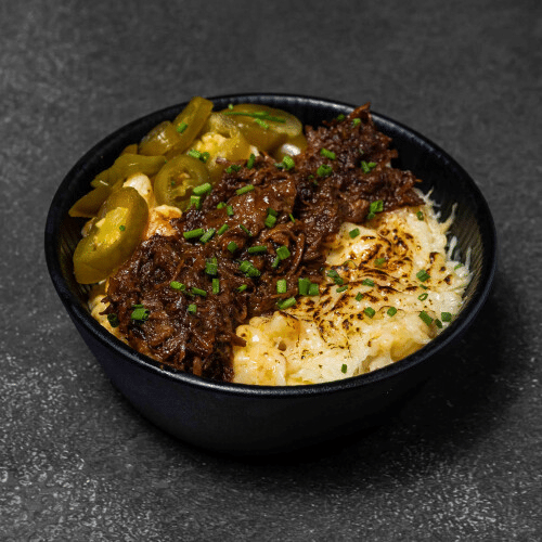 Beefy mac and cheese