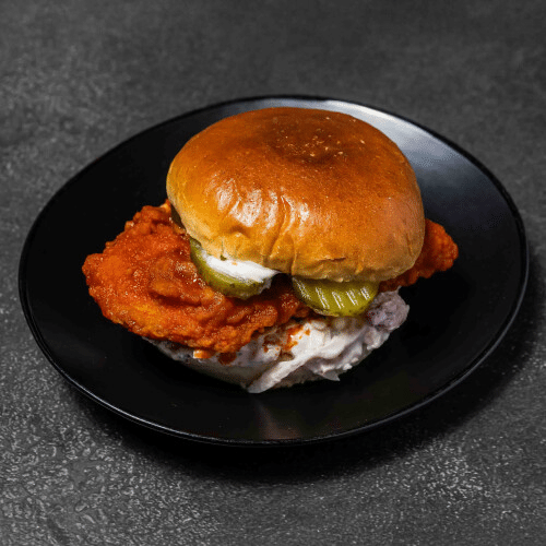 Buffalo chicken burger