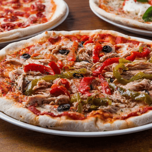 Pizza tonno rosso