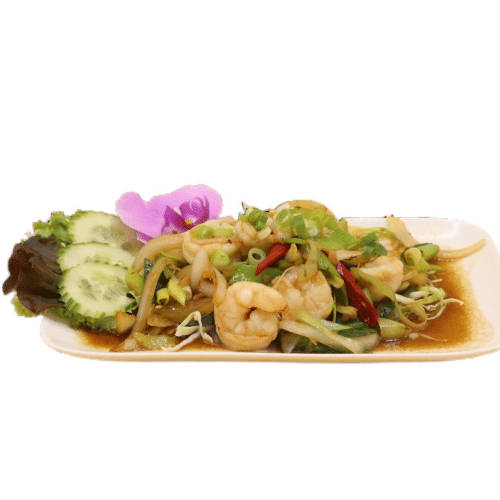 Kung thot krathiam prik Thai