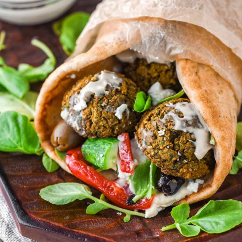 Falafel wrap