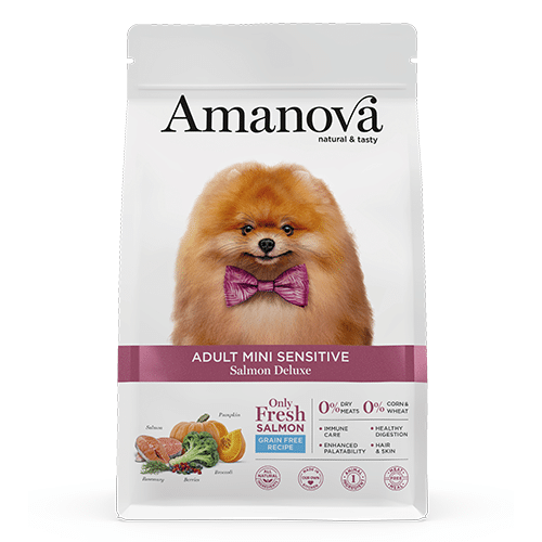 Amanova sensitive zalm adult mini 2kg