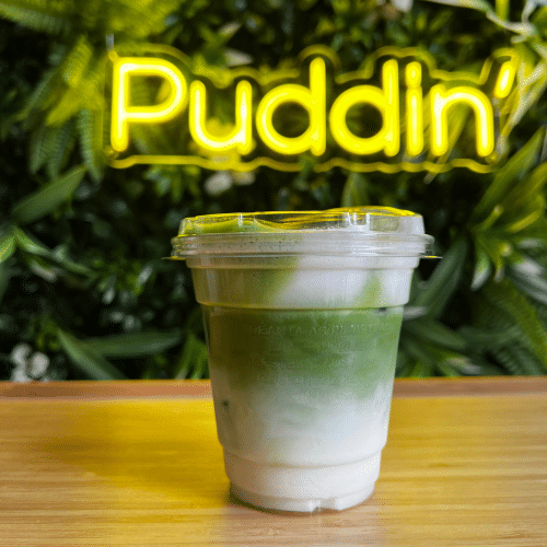 Iced vanilla matcha