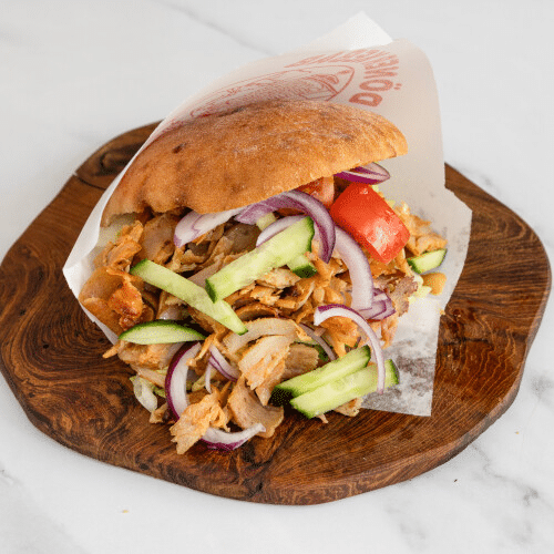 Broodje döner kip