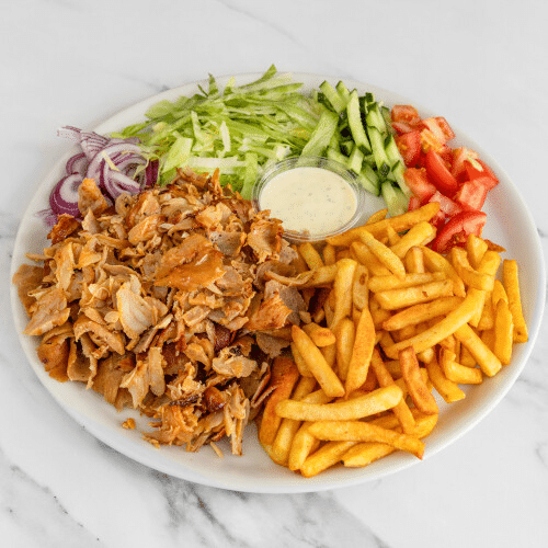Döner kip schotel