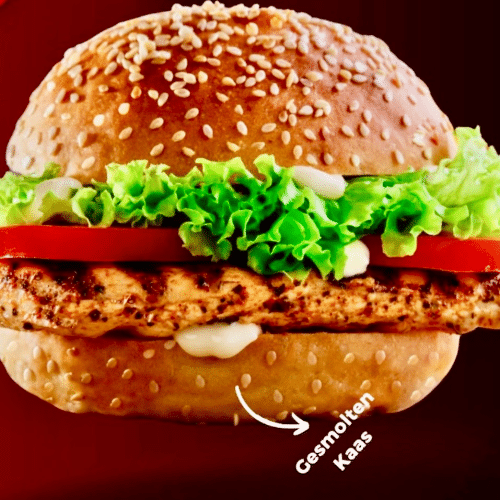 Koning kip burger