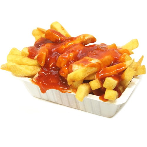 Friet curry
