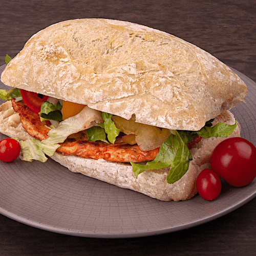 Ciabatta met gegrilde kipfilet