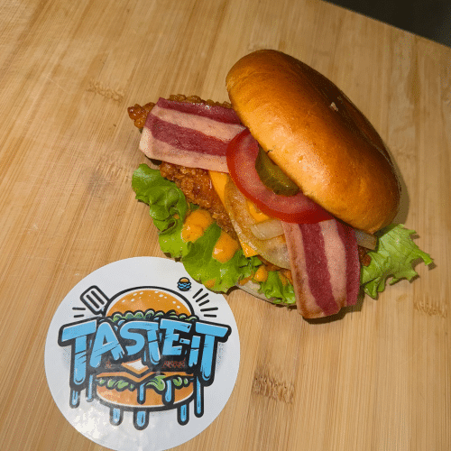 Robuust crunchy kipburger