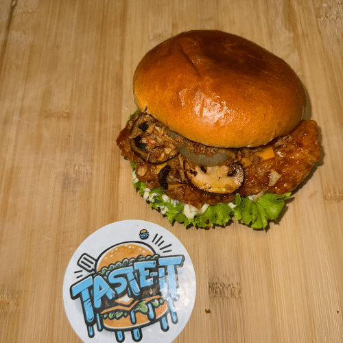 Truffel crunchy kipburger