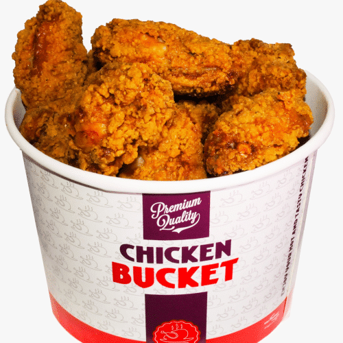 Chicken bucket hot wings