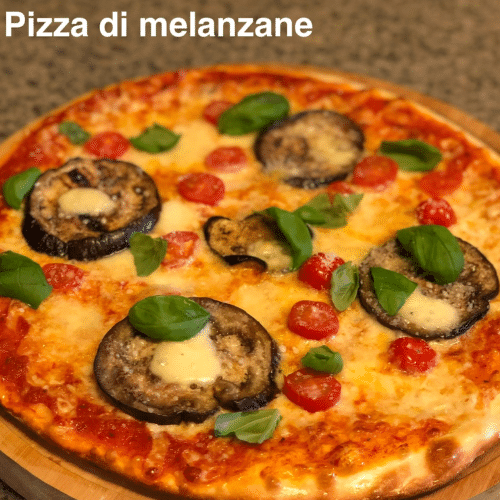 Pizza di melanzane