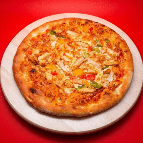 Pizza BBQ Hete Kipfilet Medium 32 cm (Halal)