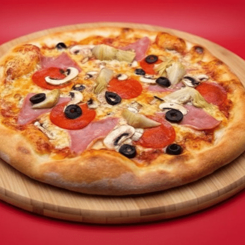 Pizza Quattro Stagioni Medium 32 cm (Halal)